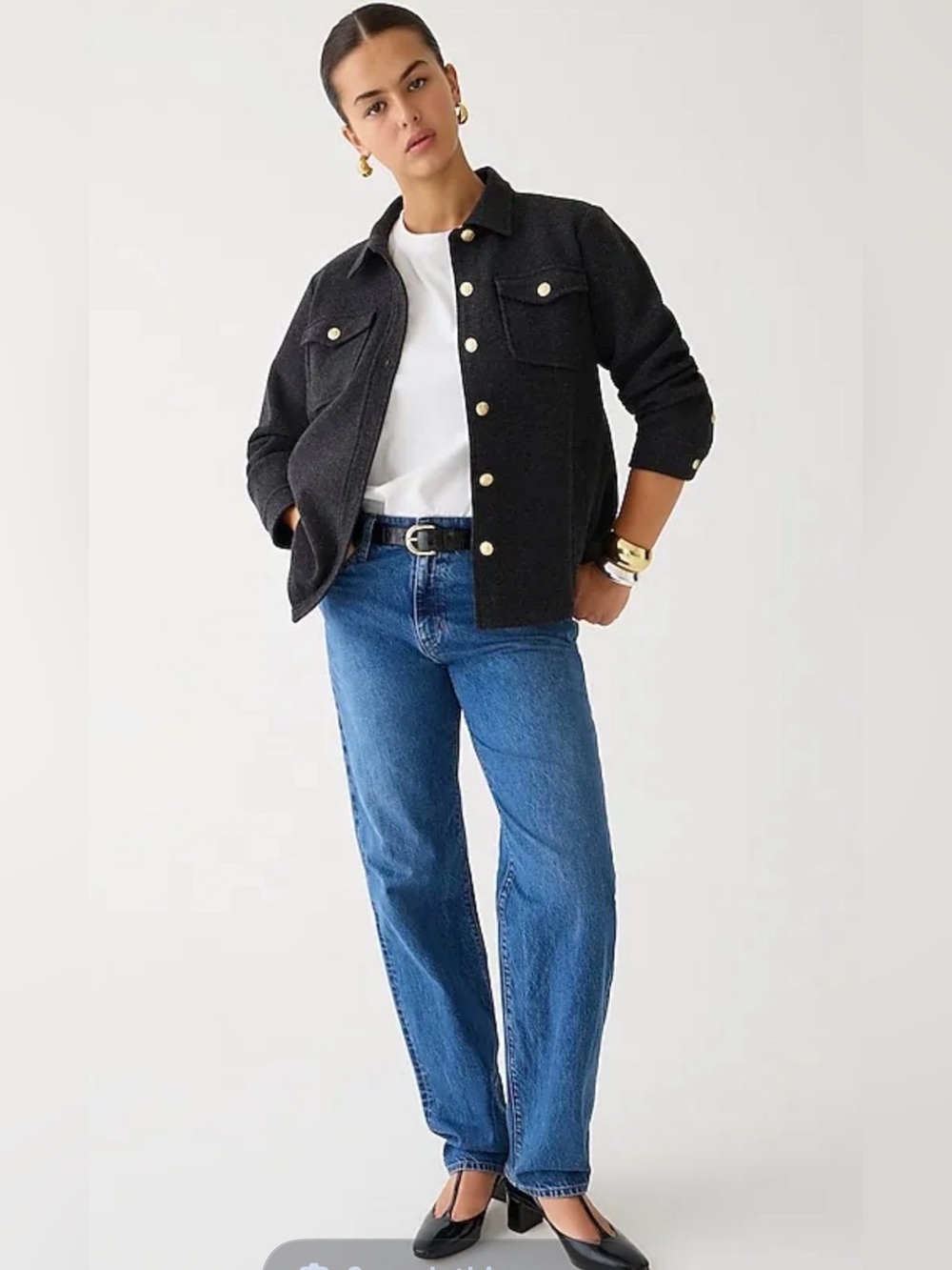 J.CREW
Wool-Blend Shirt-Jacket sz M used